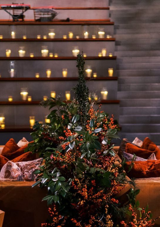 A modern corporate part at Gilder Center, New York | casestudies by Larry Walshe Studios | Larry Walshe Studios