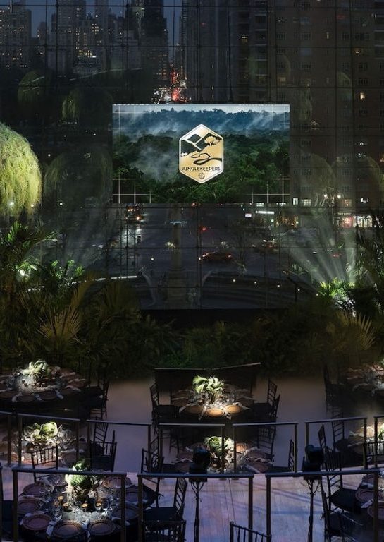Jungle inspired corporate event at the Lincoln Centre, New York | Weddings in New York | Larry Walshe Studios